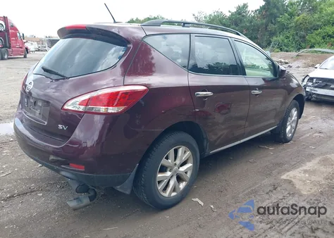 2014 Nissan Murano Sv from USA, damaged, VIN JN8AZ1MU1EW406097
